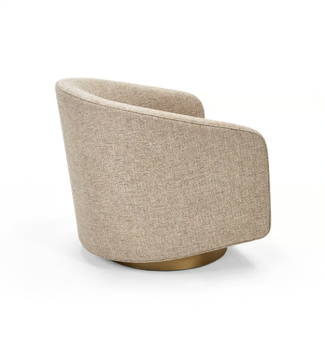 BOEMIA I - Swivel fabric armchair with armrests by Casa Magna - view 3